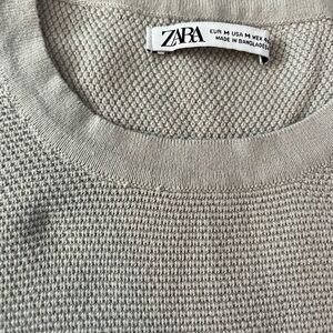 Zara Light Gray Men’s Knit Sweater